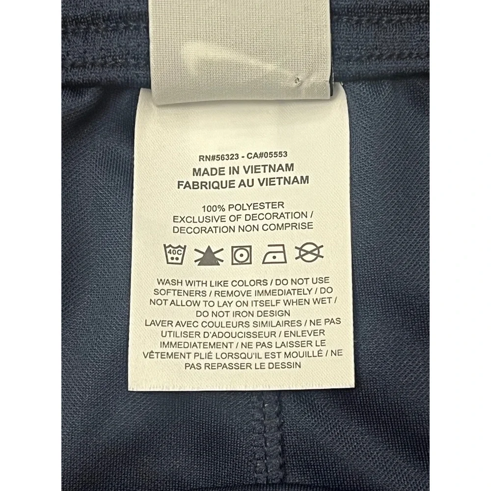 Nike Dri-FIT Men's Shorts Large Navy White Slim Fit Soccer Training Athletic